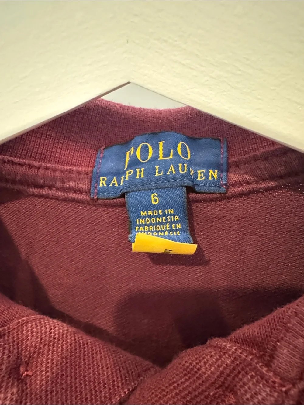 Ralph Lauren Kids Burgundy Polo Shirt